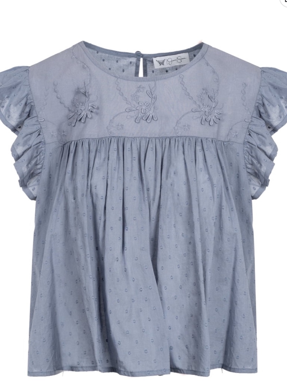 Jessica Simpson Women's Chandler Flutter Sleeve Top